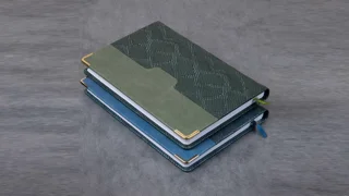 سررسید 1405 رقعی چرم دو تکه دمس